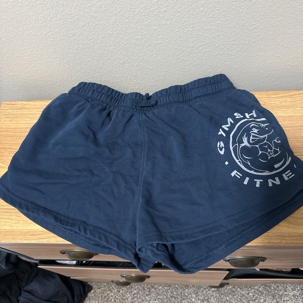 Gymshark Women's Dark Blue Athletic Shorts